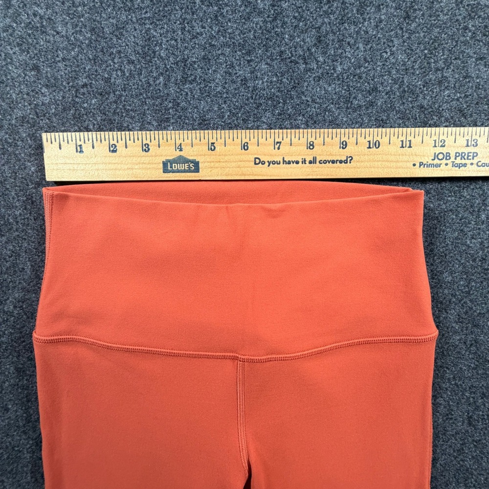 Lululemon Align High-Rise Pant 25" Orange Nulu Yoga Leggings Womens Size 6 - Picture 4 of 11